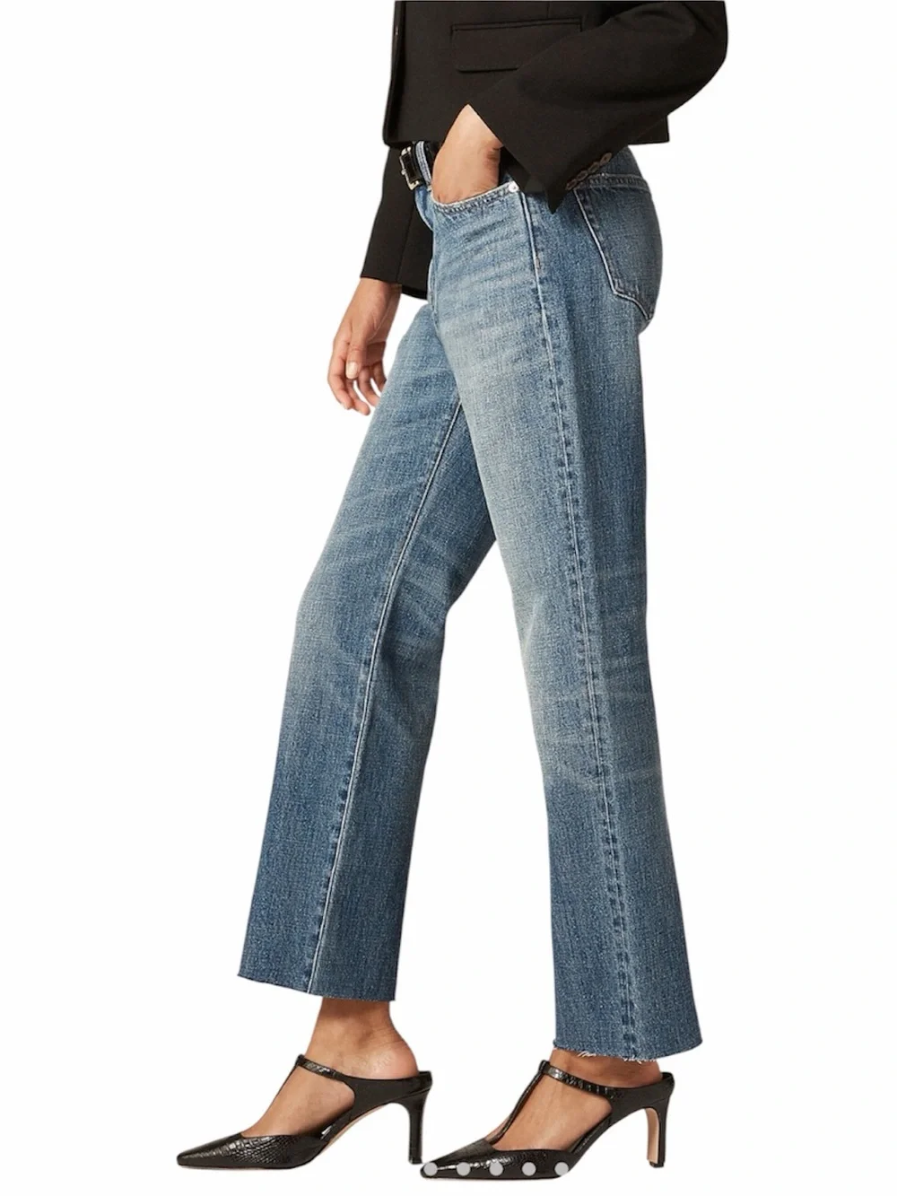 NEW • J. Crew • Nipped straight jean in rigid